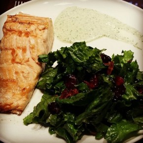 Grilled Salmon with Dill&nbsp;Sauce