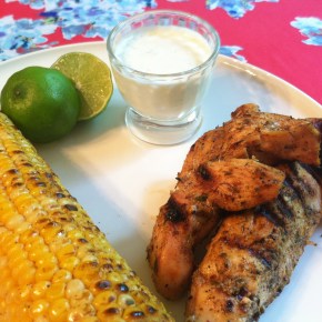 Jerk Chicken with Honey-Lime Dipping&nbsp;Sauce